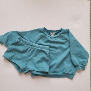 Cat & Jack Teal Kids Matching Set